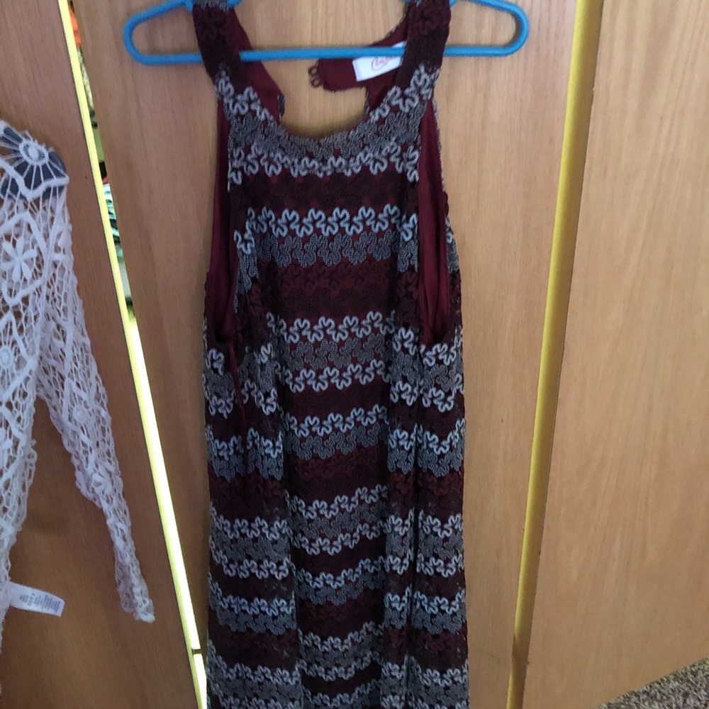 Beautiful burgundy dress